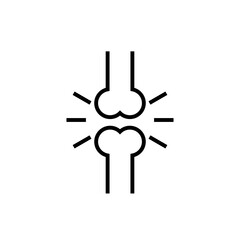 Orthopedic medical line icon