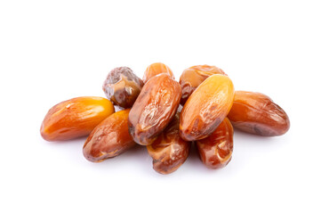 Dates isolated on white background with clipping path	