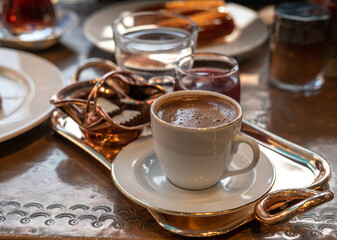 Turkish coffee and Turkish sweets