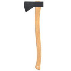 3d rendering illustration of an axe hatchet