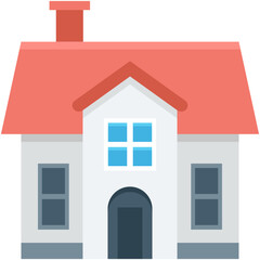 Family House Colored Vector Icon