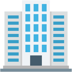 Skyscraper Colored Vector Icon
