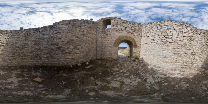 360 image of the Ancient Fortress in Lovech, Bulgaria