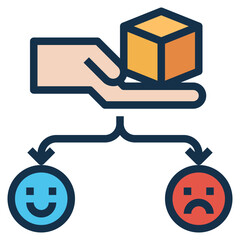 offer modern line style icon