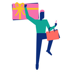 shopping modern line style icon