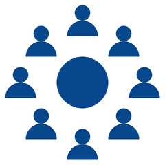 conference modern line style icon