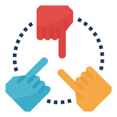 discussion modern line style icon