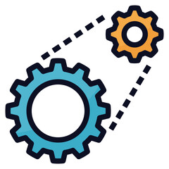 system modern line style icon