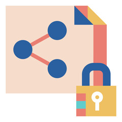 file modern line style icon