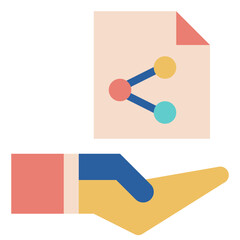 file modern line style icon