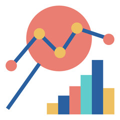 data modern line style icon