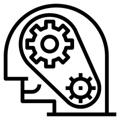 professional modern line style icon