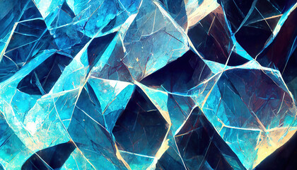 Fototapeta na wymiar Abstract Polygon Light Futuristic Technology Design Texture Background Illustration