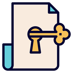 solve modern line style icon