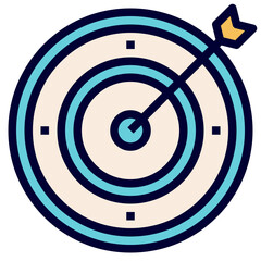 objective modern line style icon