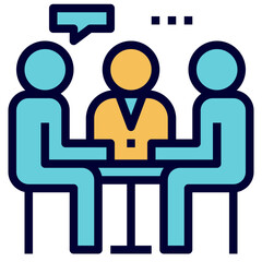 group modern line style icon
