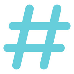 hashtag modern line style icon