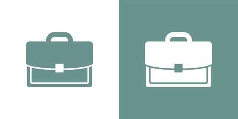 Briefcase icon collection.