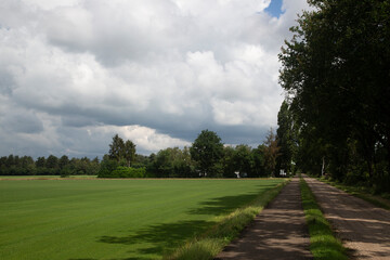 Typical landscape of Dutch province Limburg, Netherlands