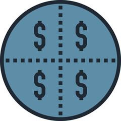 money modern line style icon