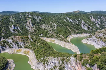 Foto op Canvas Meanders of Uvac river in Serbia © Fyle