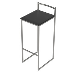 3d rendering illustration of a bar stool