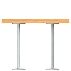 3d rendering illustration of a bar table
