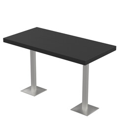 3d rendering illustration of a bar table