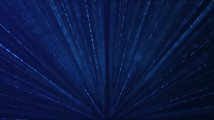 Abstract blue background with glowing dots in lines.