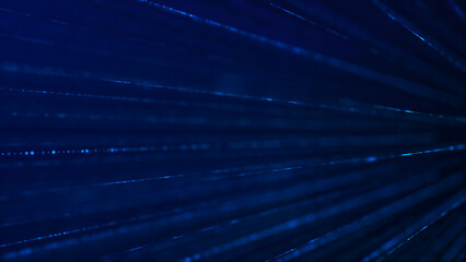 Abstract blue background with glowing dots in lines.