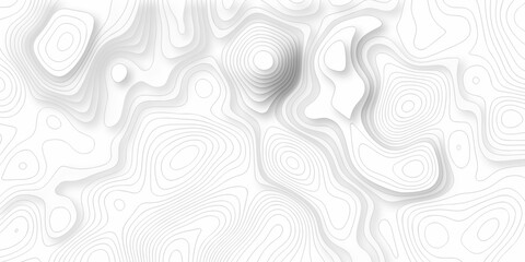 Topographic map background. silver line topography maount map contour background, geographic grid. Abstract vector illustration.	
