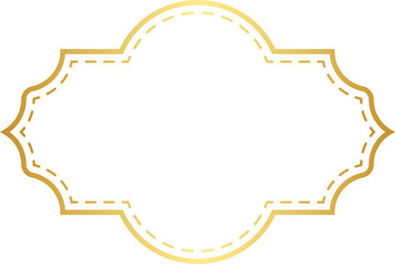 Vintage Gold Border Frame