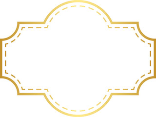 Vintage Gold Border Frame