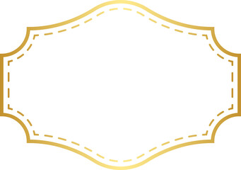 Vintage Gold Border Frame