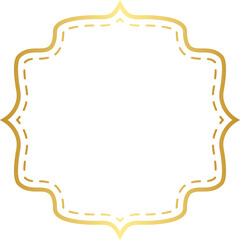 Vintage Gold Border Frame