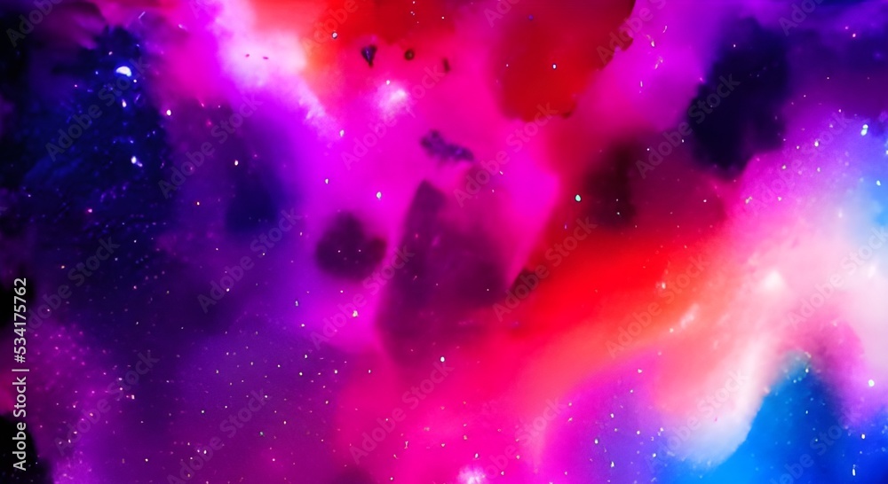 Wall mural night starry sky and milky way. space dark background with fragment of our galaxy