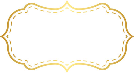 Vintage Gold Border Frame