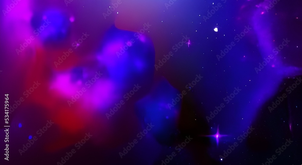 Wall mural night starry sky and milky way. space dark background with fragment of our galaxy
