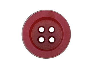 Old button on transparent background