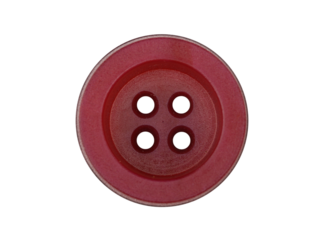 Old button on transparent background