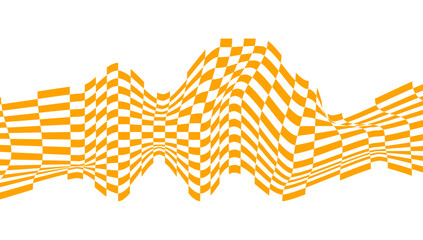 Optical illusion pattern, abstract wave