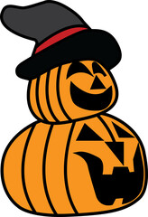 Pumpkin with Hat