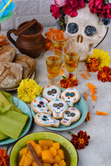 Traditional Day of the dead food