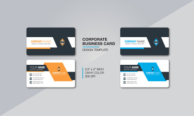 Modern professional business card design