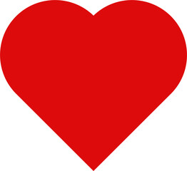 red heart shape love symbol valentine day