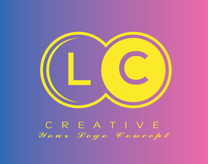 LC two Letter Logo Concept