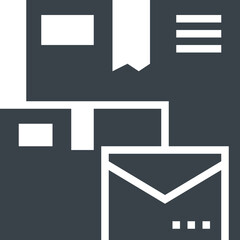 box modern style icon