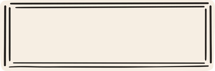 Obraz premium Sign with text space hand drawn