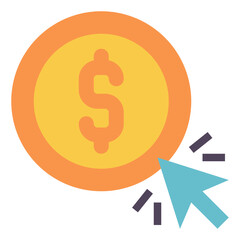 click modern line style icon