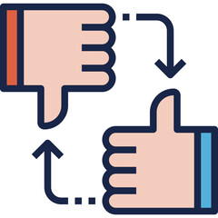 feedback modern line style icon